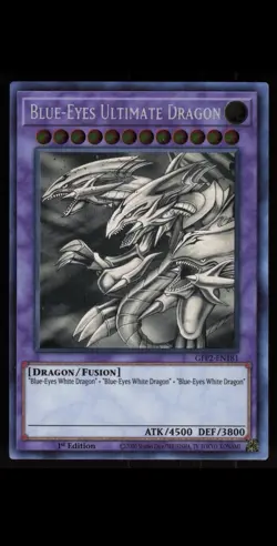 Blue-Eyes Ultimate Dragon (Ghost Rare) GFP2-EN181 1st Edition Yu-Gi-Oh - Image 1