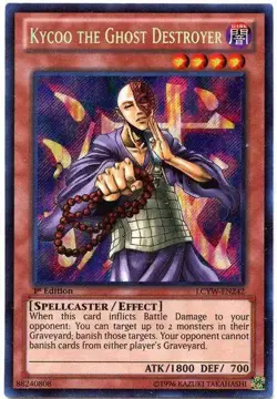 Kycoo the Ghost Destroyer 1st Ed. LCYW-EN242 NM Yugioh! Card - Image 1