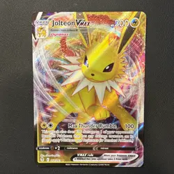 2021 Pokemon TCG Jolteon VMAX Holo Ultra Rare Card Evolving Skies 051/203 ⚡ - Image 1