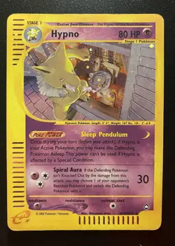 Pokemon Card-Hypno-Holo-Aquapolis-H12/H32-ENG-LP - Image 1