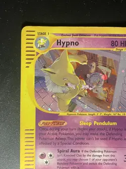 Pokemon Card-Hypno-Holo-Aquapolis-H12/H32-ENG-LP - Image 3