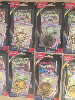 Pokemon TCG Phantasmal Flames 1 Pack Blister x10 Promo Card + Coin Sealed UK - Image 3