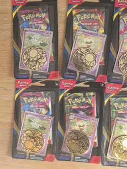 Pokemon TCG Phantasmal Flames 1 Pack Blister x10 Promo Card + Coin Sealed UK - Image 4