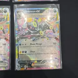 Lot Of 4 Pokemon Umbreon Ex 60 Double Rare Cards - Image 5