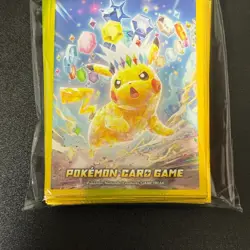 Pikachu Stellar Tera Sleeve Pokemon Center Exclusive Premium Sealed MINT - Image 5