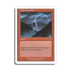 WOTC MtG Beatdown Lightning Bolt (C) EX - Image 1