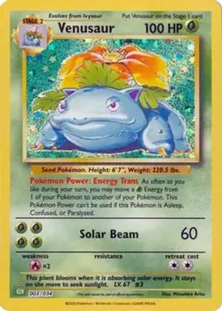 Venusaur - 003/034 - Classic Collection - Holo - Pokemon: Trading Card Game Clas - Image 1
