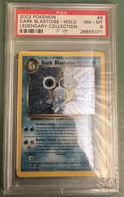 Dark Blastoise 4/110 Legendary Collection Holo Rare Pokemon Card - Image 1