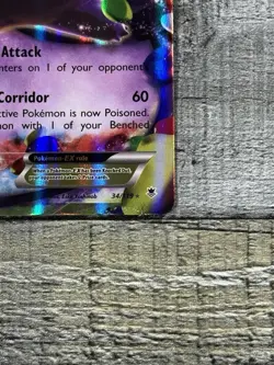 Pokemon TCG Gengar EX Phantom Forces 34/119 Ultra Rare Holo Card - Image 5