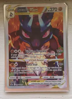 Pokemon Lucario VSTAR SWSH291 Sword & Shield Promo Holo Card 270 HP - Image 1