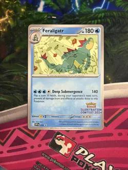 Feraligatr - 213 (Illustration Contest 2024) 213 Sv: Scarlet & Violet Promo Card - Image 3