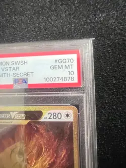 Pokemon Card Arceus VSTAR GG70/GG70 Crown Zenith Galarian Gallery PSA 10 - Image 3