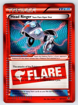 Head Ringer 97/119 2014 Phantom Forces Pokemon Card TCG Holo Rare - Nm/Vlp - Image 1