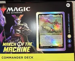 MTG Magic MOM March of the Machines Commander Deck English CAVALRY CHARGE Sealed - Image 1