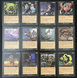 Vintage Magic Lot: 2001-2002 12 BLACK Cards w. 4 RARES - Magic: The Gathering - Image 1