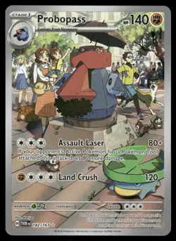 Pokemon Cards Probopass 182/167 Twilight Masquerade Illustration Rare NM - Image 1