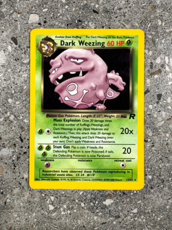 Pokemon TCG Cards Dark Weezing 14/82 Team Rocket Holo Rare - Image 1