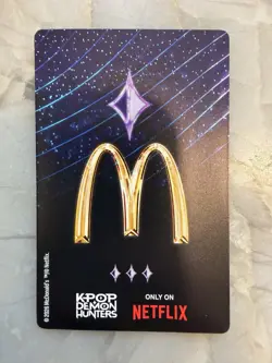 McDonald’s Jinu Demon Holo Foil || 3 Diamond ULTRA RARE || Chase Card - Image 3