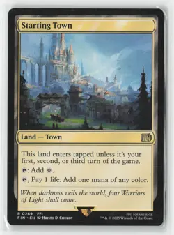 Starting Town 289 Rare FINAL FANTASY Magic: The Gathering Near Mint - Image 1