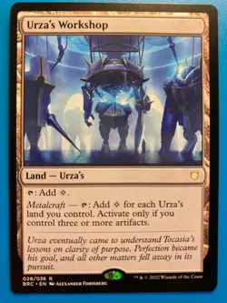 MTG 1x Urza's Workshop # 28 Commander: The Brothers' War Magic Gathering x1 NM - Image 1
