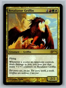 Magic MTG Media Promos Retaliator Griffin #A4 Promo Foil TCG CCG - Image 1