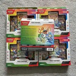 Pokemon TCG: First Partner Illustration Collection Box | SEALED X5 fast ship - Image 2