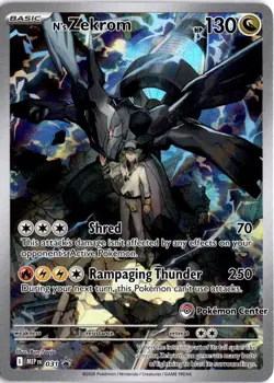 N's Zekrom 031 (Pokemon Center Exclusive) Pokemon Mega Evolution Promo Holo NM - Image 1