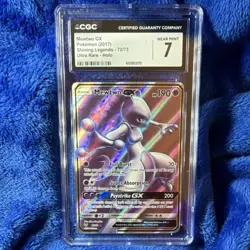 The Pokemon Company Mewtwo GX Shining Legends #72/73 CGC 7 Ultra Rare Holo - Image 1