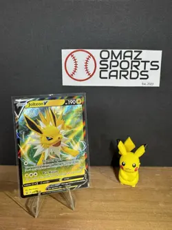 Jolteon V SWSH151 - Sword & Shield - Black Star Promo Holo Pokemon - NM - Image 1