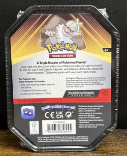 Pokemon TCG: Triple Whammy Collector's Tin Slaking Factory Sealed 2024 NIB - Image 3