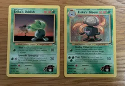 Erika's Oddish 78/132 & Gloom 45 - Gym Heroes - Pokemon TCG - Image 1