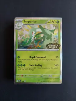 Pokemon TCG Sealed Perfect Order Serperior 064 Promo Build and Battle Deck NM - Image 1