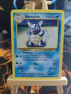 Pokemon TCG Wartortle Base Set 42/102 Regular Unlimited Uncommon - Image 1
