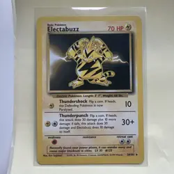 Pokemon TCG - Electabuzz 20/102 - Rare Unlimited Base Set Unlimited - Image 1