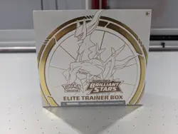 Sealed Pokemon TCG Sword & Shield Brilliant Stars Elite Trainer Box - Image 1