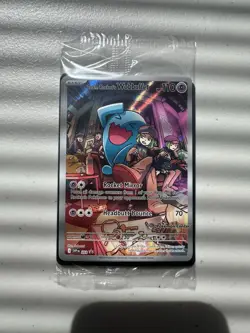 Sealed Team Rocket’s Wobbuffet Pokemon Center Exclusive Promo SVP203 NEW - Image 1