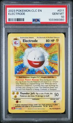 2023 Pokemon Clc-TCG Classic Charizard & Ho-Oh Ex Deck #011 Electrode PSA 10 - Image 1