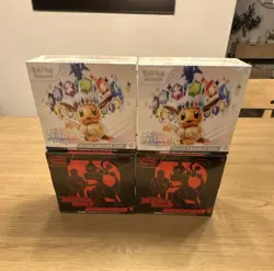 2 Pokemon Prismatic Evolutions & 2 Destined Rivals Elite Trainer Box (Sealed) - Image 1