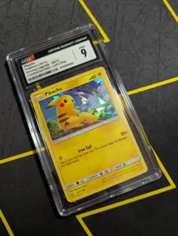 Pikachu 28/73 Cracked Ice Holo 2017 Let's Play Theme Deck Exclusive GCC 9 - Image 2