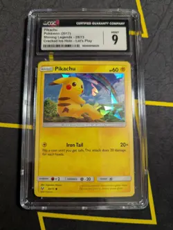 Pikachu 28/73 Cracked Ice Holo 2017 Let's Play Theme Deck Exclusive GCC 9 - Image 4