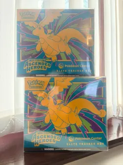 2x Pokemon Center Ascended Heroes ETB Exclusive Elite Trainer Box - Sealed - Image 1