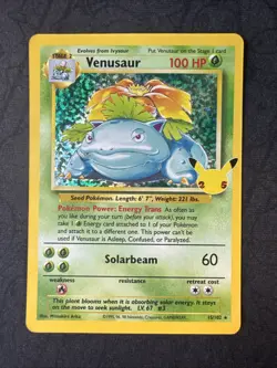 Venusaur 15/102 Celebrations: Classic Collection Holo Pokemon - Image 1