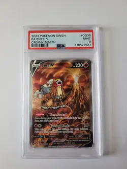 Entei V GG36/GG70 Galarian Gallery PSA 9 - 2023 Pokemon Crown Zenith (2927) - Image 1