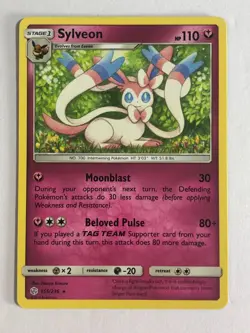 Pokemon TCG Cosmic Eclipse Sylveon 155/236Near Mint - Image 1