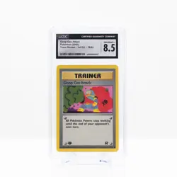 Pokemon Goop Gas Attack #78 Team Rocket 1st Edition 2000 Non Holo - CGC 8.5 NM - Image 3