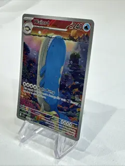 Pokemon Wailord 162/159 SV09: Journey Together Illustration Rare Full Art Holo - Image 3