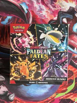 Pokemon TCG Scarlet & Violet Paldean Fates Booster Bundle, 6-Pack, New Sealed - Image 1