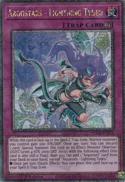 Yugioh! LP Argostars - Lightning Tydeu - SUDA-EN071 - Quarter Century Secret Rar - Image 1
