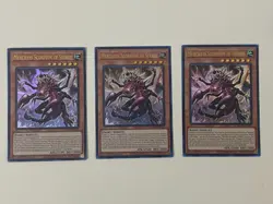 Yugioh Merciless Scorpion of Serket x 3 - 1st Edition Ultra Rare NM - Free Holo - Image 1