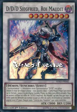 Yu-Gi-Oh ! D/D/D Siegfried, Roi Maudit SDPD-FR042 VF/SUPER - Image 1